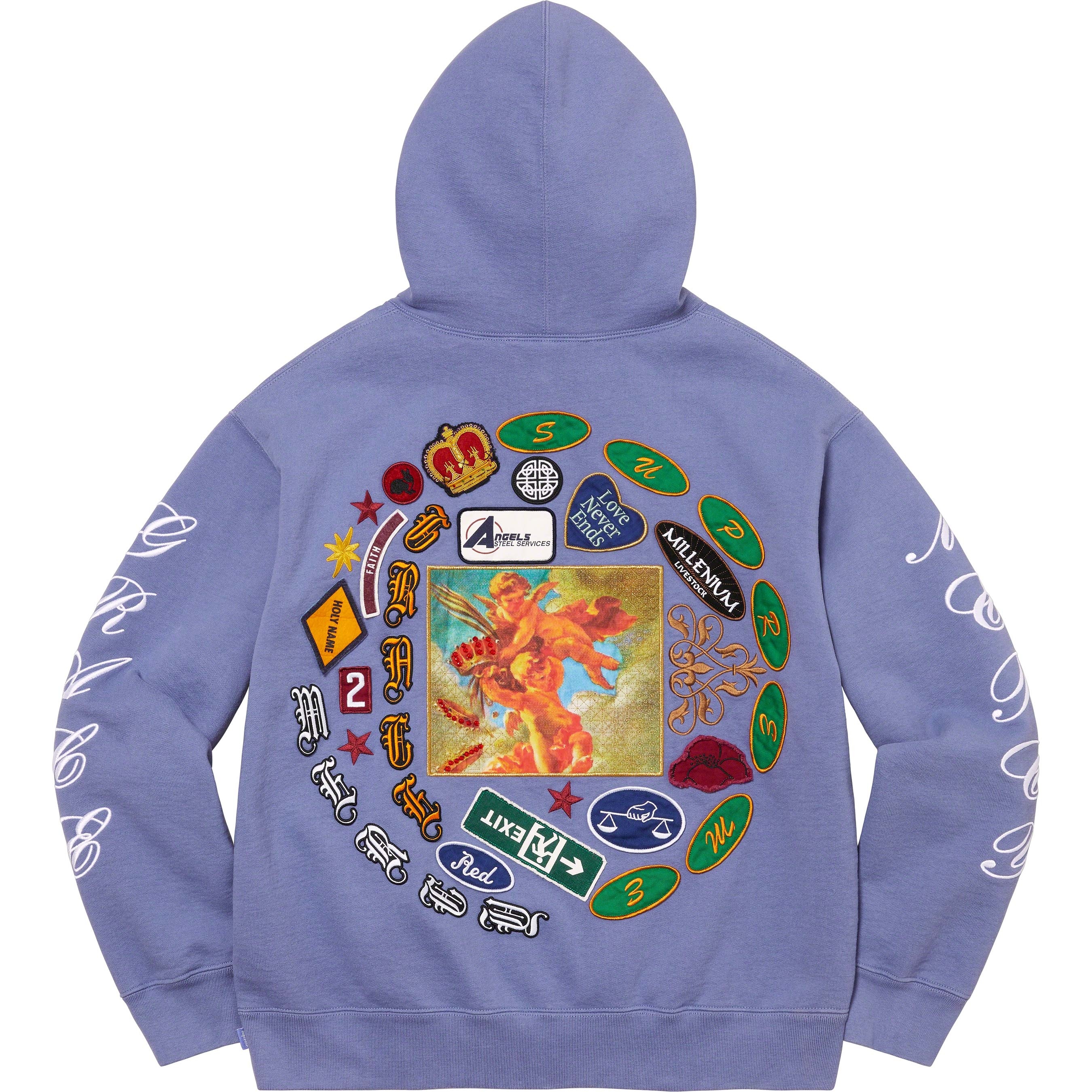 Patches Spiral Hooded Sweatshirt view 8